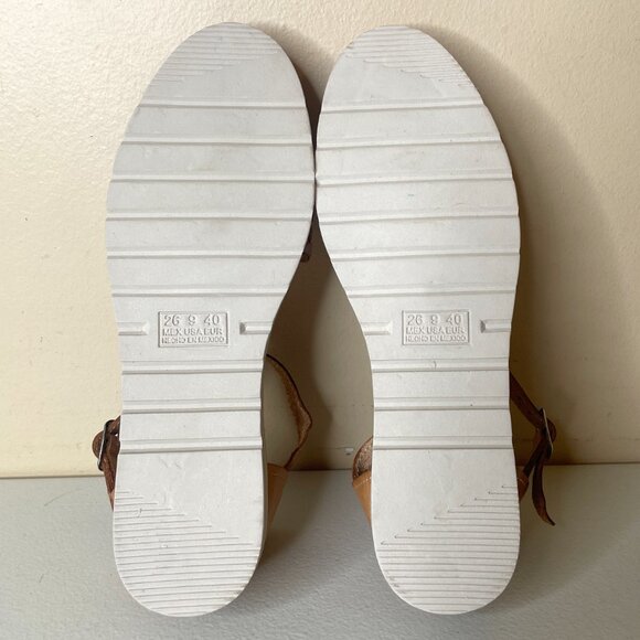 New Fatima Artesanias Huaraches Girasol Sunflower Sandals Size MX 26 US 9 - Picture 10 of 16